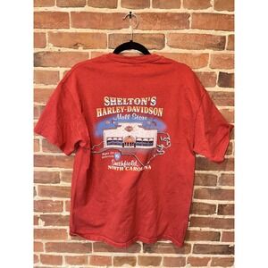 Vintage Harley-Davidson Shelton's Mall Store Smithfield NC‎ Shirt Authentic